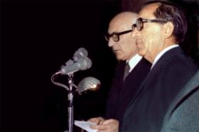 President Anthony Mamo and Prime Minister Dom Mintoff